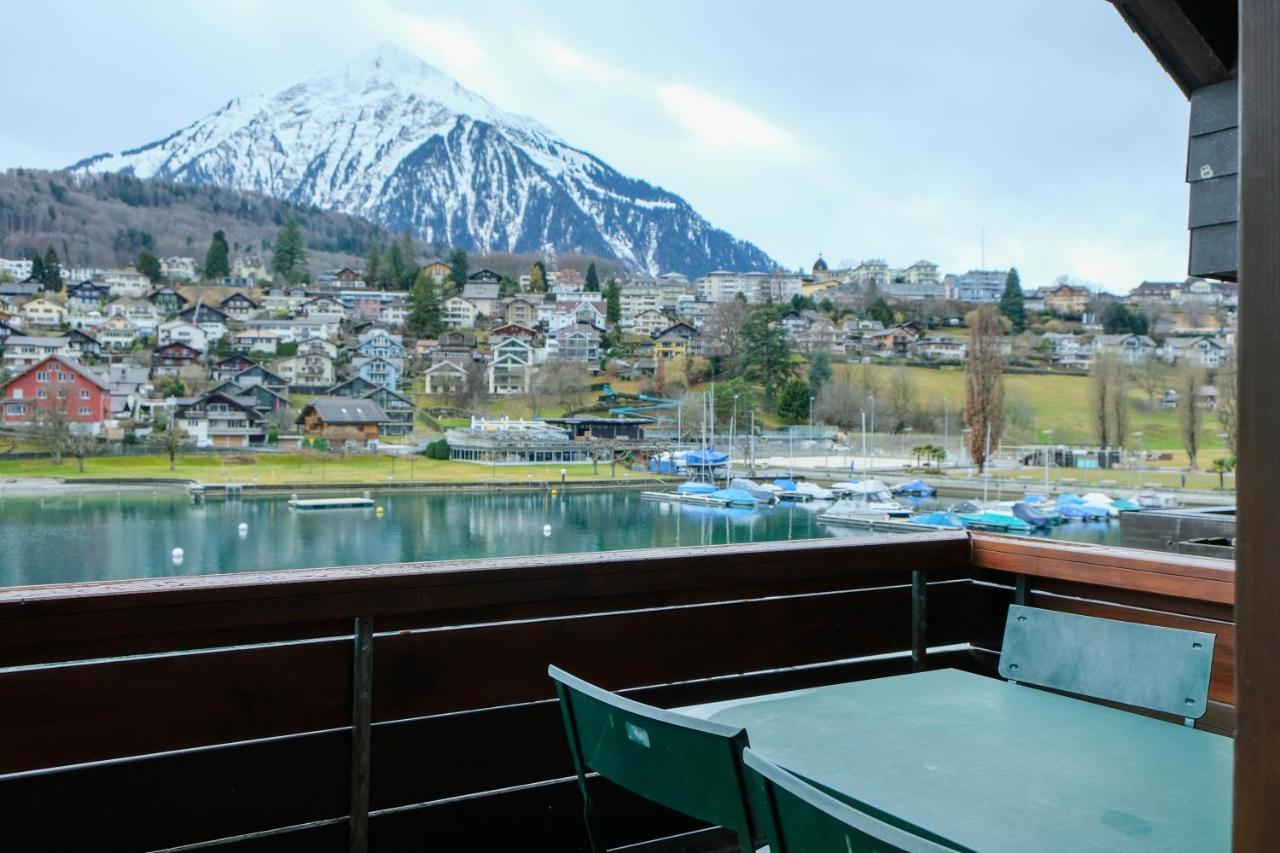 Seewohnung 1 Spiez Eksteriør billede
