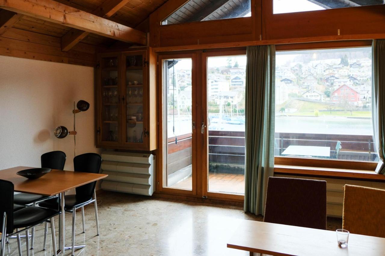 Seewohnung 1 Spiez Eksteriør billede